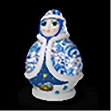 Декоративная объемная фигура Снегурочка 180 см (цвет на выбор)